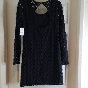 Free People Chevron Lace Mini Dress - NWT